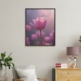 thumbnail image 4 of Paint By Numbers Kit for Adults Beginner - Pink Tulip Soft Glow Blossom DIY Canvas Painting Kits for Adults, Frameless Paint By Number for Adults for Home Wall Decor 16x20 Inch, 4 of 7