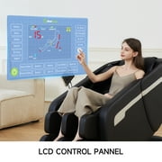 ZENART Massage Chair, Full Body Zero Gravity Massage Chair Recliner with Foot Massager, Black