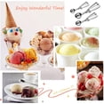 thumbnail image 7 of Ice Cream Scoops Stainless Cookie Scooper for Ice Cream Mash Food Spoon Kitchen Ball (Small), 7 of 7