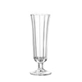 thumbnail image 1 of Verre à Champagne sur Pied Court, 1 Pcs avec Flûte à Champagne Rayée Verticale Capacité de 4,06 oz pour Bars et Restaurants, 1 of 6