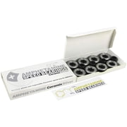 Amphetamine Skateboard Longboard Speed Bearings Set of 8 Pre-Lubricated Ceramic Silver
