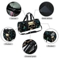 thumbnail image 2 of Butterfly Basketball Bag, Soccer Bag, Duffle Bag, Travel Bag - 17.7 Inch Sports Bag with Interior Zipper Pocket and Large Capacity, 2 of 6