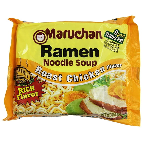 Maruchan Ramen Roast Chicken, 3.0 Oz, Pack of 24