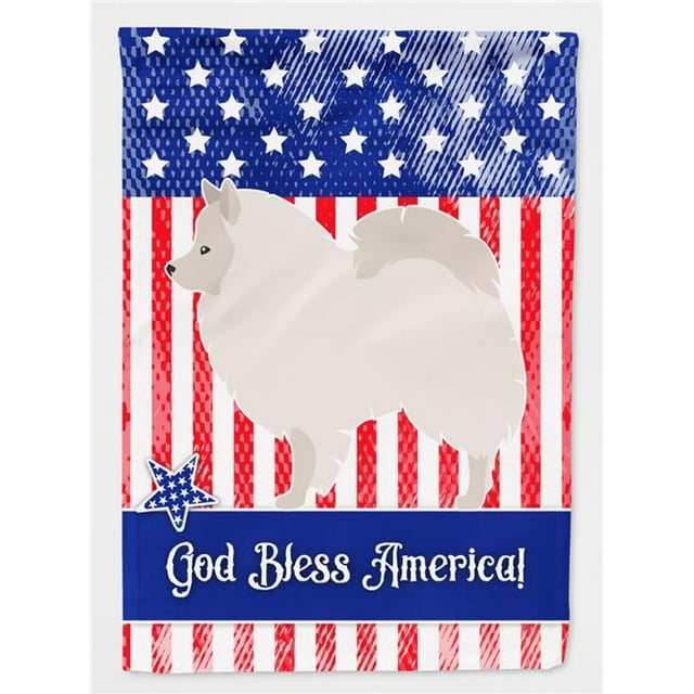 Carolines Treasures BB8398GF German Spitz American Garden Flag