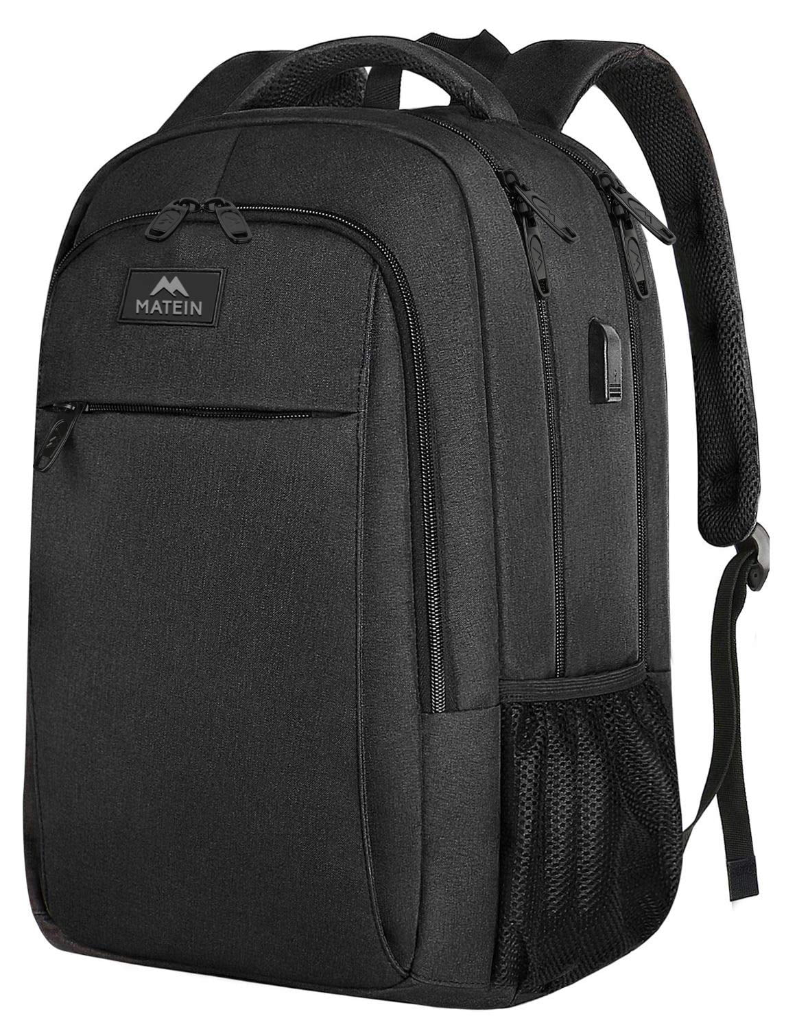 Business Travel Backpack, Matein Laptop Backpack with USB Charging Port ...