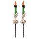 thumbnail image 5 of Paquete de 2 Portavelas de Calavera de Halloween Estacas de Luz de Vela de Halloween Lámpara de Vela sin Llama de Mano Fantasma de Esqueleto para Fiestas de Vacaciones ANGGREK  Otros, 5 of 8