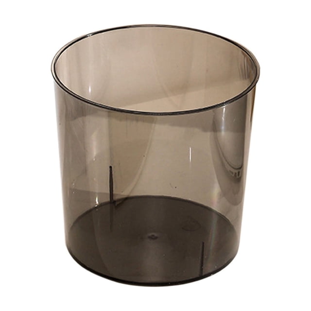 Small Trash Can Desktop Transparent Trash Bin, Plastic Trash Bin, Office Dressing Table, Small Countertop Trash Bin Mini Trash Can