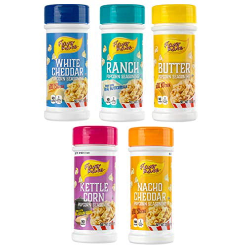 Handschrift evenwichtig Hoogte Flavor Mate Popcorn Seasoning 2.5 OZ Variety Pack, 5 Count - Walmart.com