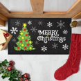 thumbnail image 5 of christmas tree Multi-color Christmas Door Mat Outdoor - Christmas Front Door Mat Christmas Doormat - Christmas Welcome Mats Outdoor - Christmas Outdoo, 5 of 5