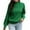 Green, variant on JGGSPWM Womens Solid Sweaters Winter Jumper Crewneck Sweaters Long Sleeve Casual Sweater Cotton Pullover White S