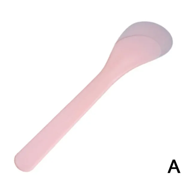 Espátulas cosméticas para maquillaje, cuchara raspadora de plástico para rostro, cuchara para hacer tú mismo, mascarilla, crema, agitador, herramientas para ojos, belleza facial, mezcla, R8M9