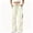Khaki-pants, variant on Women's Drawstring Waist Zip Pocket Ruched Parachute Wide Leg Pants Lightweight Outdoor Casual Windbreaker Trouser Purple M