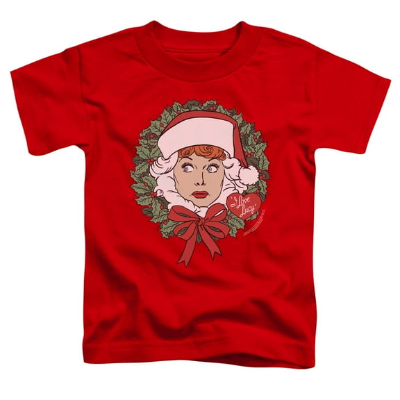 I Love Lucy - Wreath - Toddler Short Sleeve Shirt - 4T