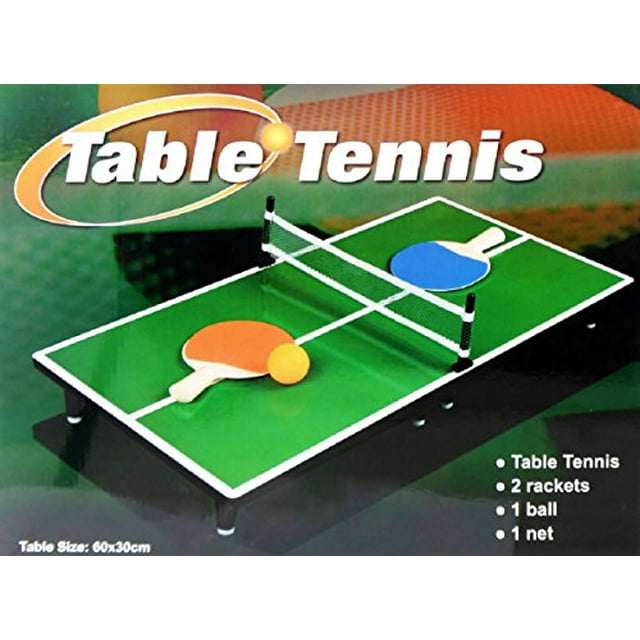 Mini Portable Tabletop Table Tennis (Ping Pong) Game Set - Walmart.com