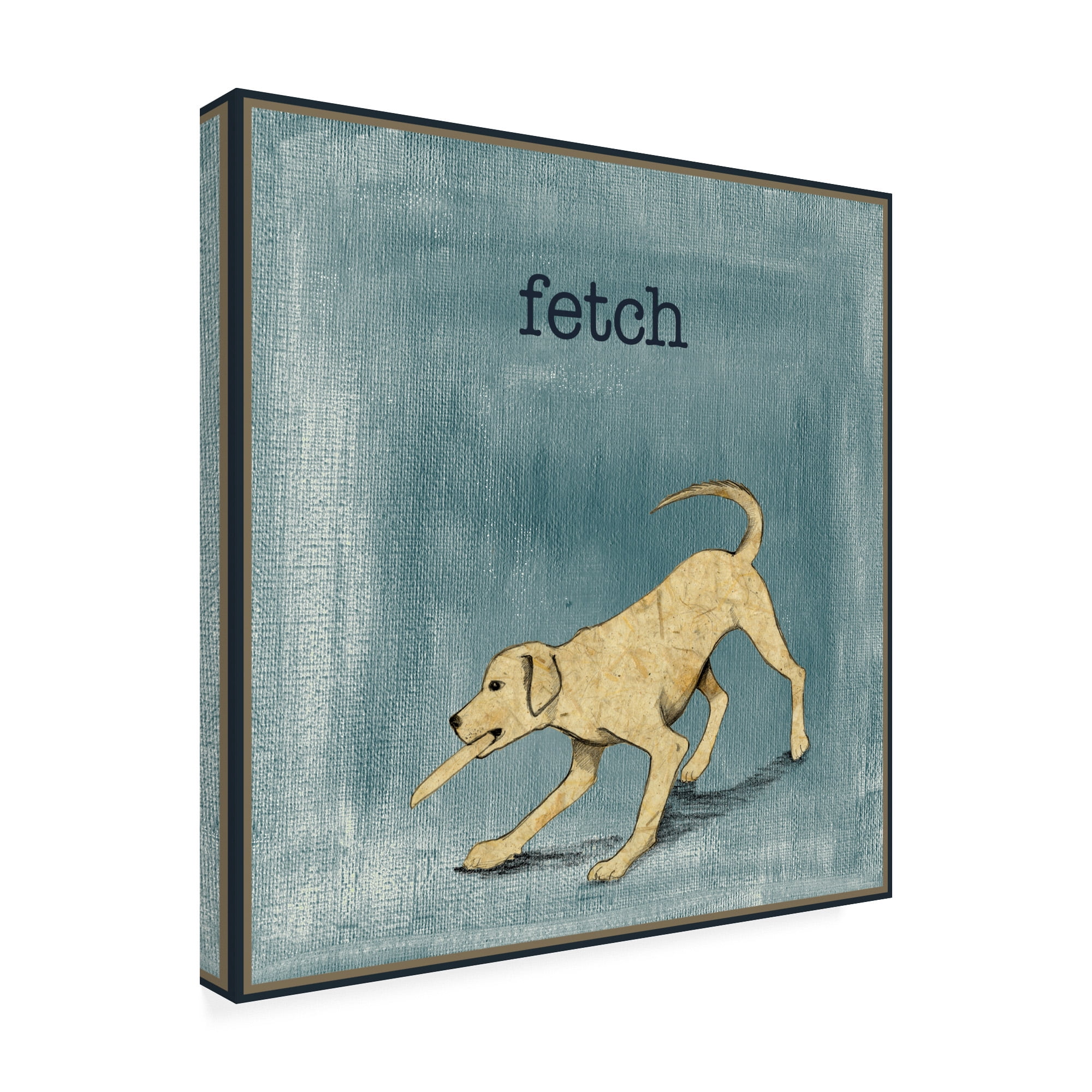 Trademark Fine Art 'Fetch Childrens Art' Canvas Art by Alicia Ludwig
