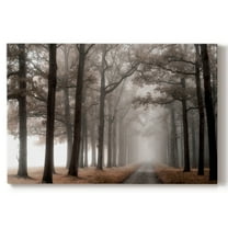Wexford Home Misty Road - 24" x 36" Gallery Wrapped Canvas, Ready to Hang