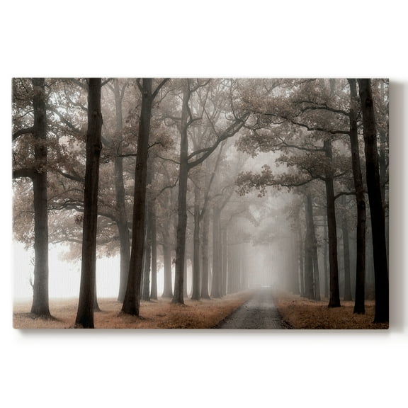 Wexford Home Misty Road - 8" x 12" Gallery Wrapped Canvas, Ready to Hang