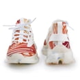 thumbnail image 4 of Tie Dye Stripes Walking Shoes for Men Woman Lightweight Tennis Fashion Elastic Sports Shoes Cushion Basketball Shoes, 4 of 7