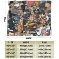 thumbnail image 3 of Ryan Reynolds Blanket Anti-Pilling Throw Blanket Plush Blanket Lightweight & Ultra-Soft, Warm & Comfy Flannel Fleece Blanket for Couch, Bed, Sofa, 60x80, 3 of 6