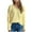 Yellow, variant on GigrtiJin Womens Pullover Sweaters Fall Winter Knitted Loose Long Sleeve Blouse Fashion V-Neck Casual Comfy Tops