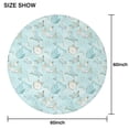 thumbnail image 6 of Princess Pattern Round Tablecloth 60"x60",Wrinkle Wipeable Table Cloth for Kitchen Dining Room Picnic Patio Party, 6 of 6