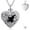 Black Butterfly, variant on Butterfly Urn Necklace for Ashes 925 Sterling Silver Memorial Pendant Cremation Keepsake Necklace for Ashes Memorial Jewelry for Women Human Pets Forever in My Heart (Silver Black)