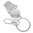 thumbnail image 3 of Basketball Keychain for Fans with Zinc Alloy Design Multicolor Team Spirit Souvenir 3.5 inch, 3 of 8