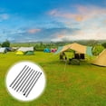 thumbnail image 1 of SHOWERORO 2Sets Portable Adjustable Iron Tent Poles for Multiuse Outdoor Tent Support, 1 of 8