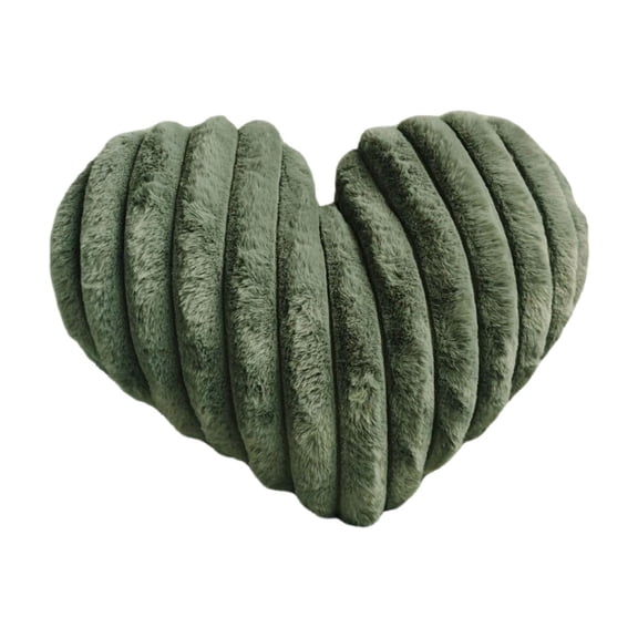 CAIMYY Romantic Heart Shaped Throw Pillow, Fluffy Plush Cushion For Couch Decor, Home Gift