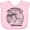 AD-Pink, variant on Inktastic Summer Vacation Mode Fort Myers Beach Florida Boys or Girls Baby Bib