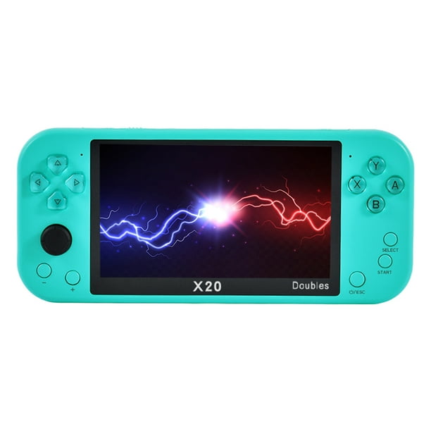 FLhrweasw Reproductor Consola Juegos Portátil Retro IPS 5 1 Pulgadas para Simulador GBA/MD/FC (verde)
