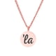 thumbnail image 1 of Collar con colgante de etiqueta redonda con la coma de Kamala Harris que no pierde el color ↑, 1 of 6