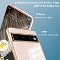 thumbnail image 2 of Compatible with Google Pixel 6 Pro 5G Case (6.7 inch) Ultra-Thin Shockproof Phone Cases Slim Soft Flexible TPU Silicone Protective Cover - Pink, 2 of 6