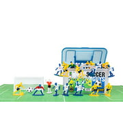 Kaskey Kids Soccer Guys - Blue/Yellow Inspires Kids Imaginations with Endless Hours of Creative Open-Ended Play - Includes 2 Teams