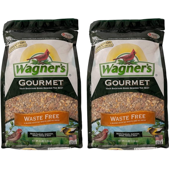 Alimento gourmet para aves silvestres Wagner's sin desperdicio 4,5 kg, paquete de 2