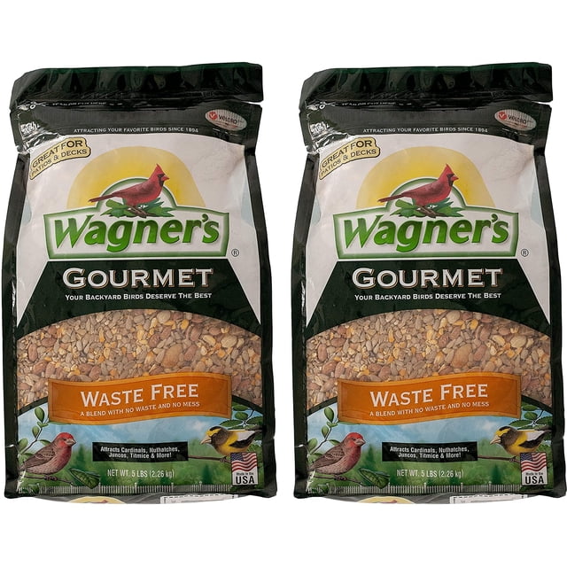 Alimento gourmet para aves silvestres Wagner's sin desperdicio 4,5 kg, paquete de 2