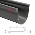 thumbnail image 4 of Garage Door Weather Seal - Bottom Seal Bead Type - Grey Vinyl (20'), 4 of 4