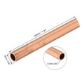 thumbnail image 2 of Tubo redondo de cobre de 9 mm de diámetro exterior, 1 mm de grosor de pared y 300 mm de longitud, paquete de 2, 2 of 3