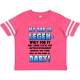 thumbnail image 3 of Inktastic Legendary Dad Boys or Girls Toddler T-Shirt, 3 of 5