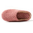 thumbnail image 4 of Women’s Cozy Slippers, Simple Design Warm House Shoes with Anti-Skid Quiet Sole, Machine Washable for Cold Weather, Lounge, and Her Pink 41, 4 of 4