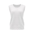 thumbnail image 5 of Gsakboxl Womens Tank Tops 2026 Women Hollow Out Crochet Wave Trim Sleeveless Knit Tank Top Loose Fit Breathable Summer Resort Beach Vacation Outfit Camisole Vest White M, 5 of 7