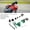 Green, variant on NFTIGB Universal Motorcycle Fasteners Kit Fairing Bolt Box Clamping Screws Nuts Fit for Yamaha Kawasaki Black 7.87 in / 20 cm