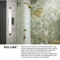 thumbnail image 2 of Rollins - Light Black And Chrome Multi Color Industrial / Transitional - LED Steel, 2 of 8