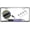 Silver, variant on BestLicensePlateFrames USA Patriotic Aluminum License Plate Frame with Thin Blue Line Flag Insert and Caps, Silver