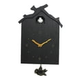 thumbnail image 3 of Reloj de pared moderno Sunnimix de Madera con pájaro natural, 3 of 8