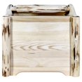 thumbnail image 4 of Montana Woodworks MWMAGLZELK Montana Collection Magazine Rack with Laser Engraved Elk Design, 4 of 5