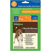 [Pack of 4] Sentry Worm X Plus 7 Way De-Wormer Broad Spectrum for Puppies and Small Dogs 6 count (3 x 2 ct)