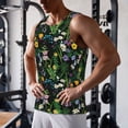 thumbnail image 5 of Pofeuu Chamomile Print Men's Workout Tank Tops Sleeveless Muscle Gym Shirt Quick Dry-XX-Large, 5 of 7