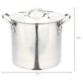 thumbnail image 6 of Mainstays 8-Qt Stainless Steel Stock Pot with Metal Lid, 6 of 6