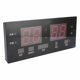 thumbnail image 3 of Reloj de pared LED Reloj de pared digital eléctrico con pantalla grande para sala de estar, dormitorio, oficina, enchufe británico de 100 a 240 V, 3 of 10